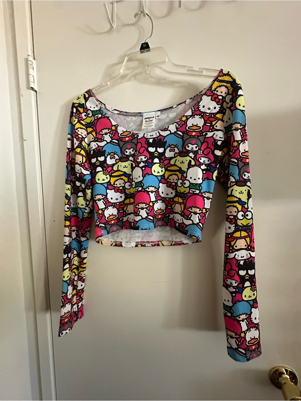 Hello Kitty X Japan LA long sleeve crop top